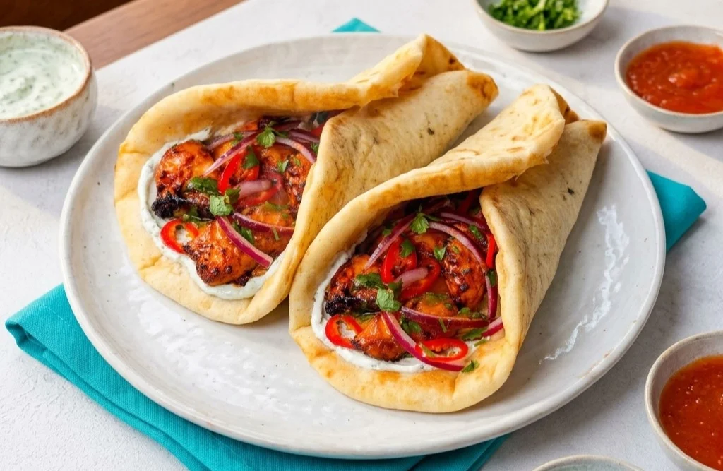 Tandoori Chicken Wrap at Spicey Chef Calgary