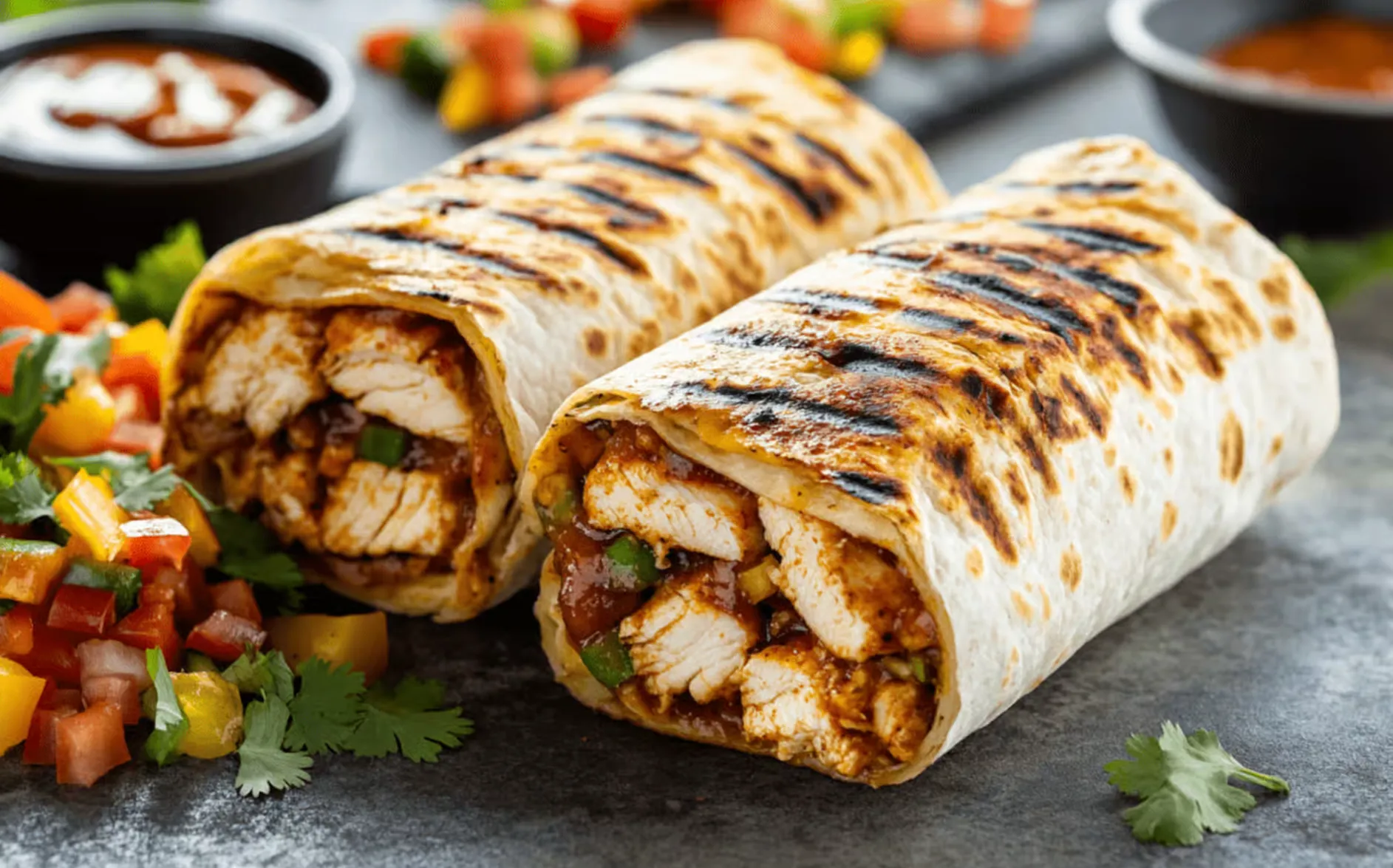 BBQ Wrap at Spicey Chef in NE Calgary, AB